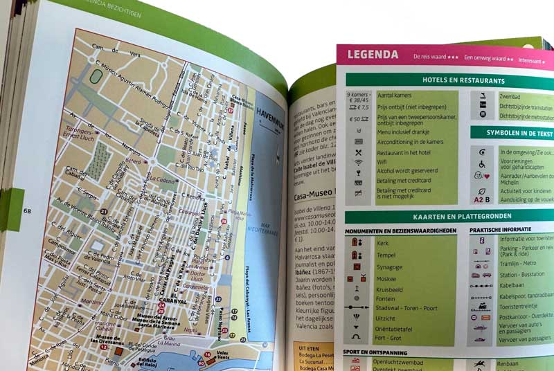 Nieuwe reisgids Valencia met uitneembare plattegrond