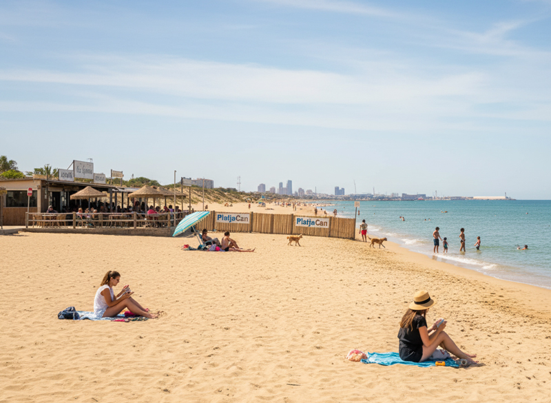 Playa de Pinedo in Valencia