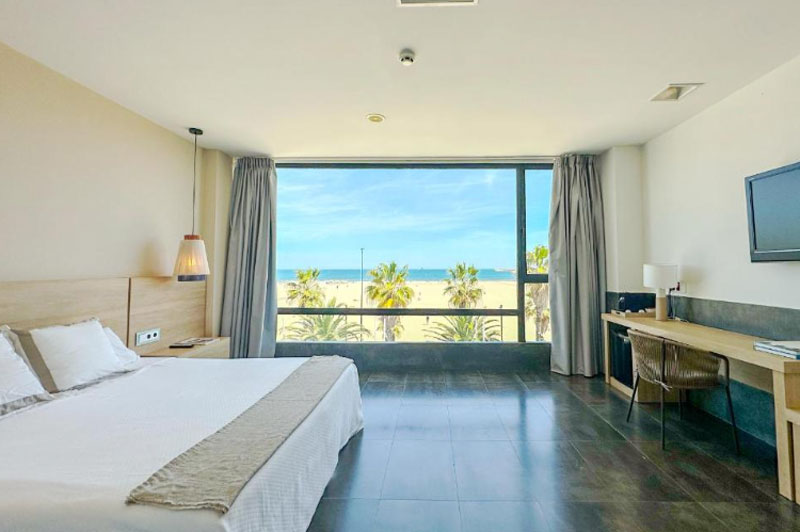 El Coso Hotel aan de boulevard van Las Arenas