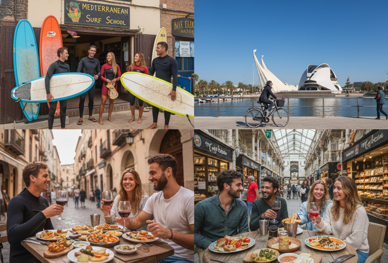 Surf-en culinair weekend in Valencia